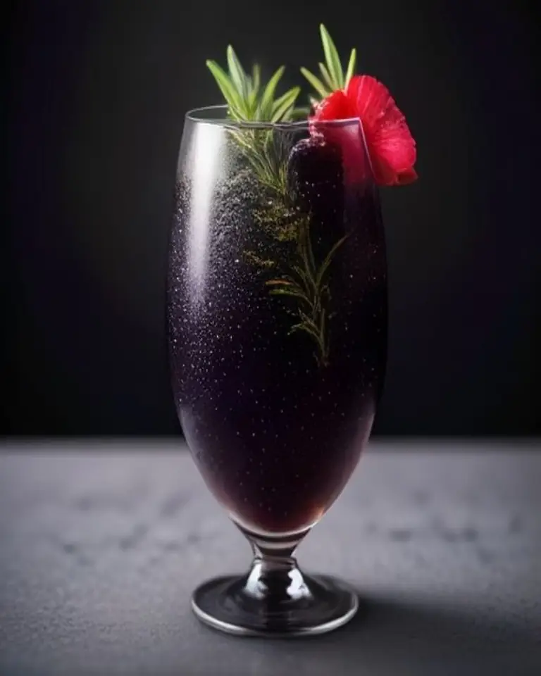 Blackberry Rosemary Sparkler